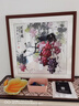 良木紫气东来餐厅装饰画葡萄饭厅餐桌背景墙挂画新中式玄关斗方壁画 A-紫气东来-雅致红木框【升级版实木细框】 60*60CM【实木外框+防水油画布+有机玻璃】 实拍图