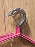 宣室堂衣架 加粗无痕晾衣架 阳台衣服架子 衣挂防滑衣撑 樱花粉40g-【10支】 实拍图