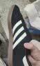 adidas「T头鞋」STADT经典时尚薄底运动板鞋男女阿迪达斯三叶草   黑色/汉玉白/浅猩红（推荐女生买小半码）   37 实拍图