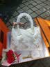 喵小姐（MISSMIAO）母亲节送妈妈生日礼物实用长辈婆婆4060女士手提包包女新款宋锦包 云鹤呈祥-白色-礼盒装【送花束+丝巾+挂饰+梳子+贺卡】 高档送礼选宋锦包，国风非遗四大名锦，妈妈长辈都喜欢 晒单实拍图