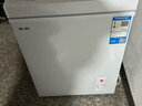 奥克斯（AUX）小冰柜家用小型冷藏柜冷冻柜两用冰柜小型租房家用小冰箱小型冷柜 铜管/206升级/可囤300斤肉/减霜 实拍图