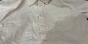 优衣库牛仔箱型衬衫/半袖/水洗产品女装男装衬衣483877 30 浅米色 M 实拍图