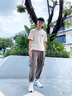花花公子（PLAYBOY）棉服男中长款棉衣男大码加厚秋冬季外套男士夹克连帽棉袄子衣服男 黑色[加厚保暖] XL 实拍图