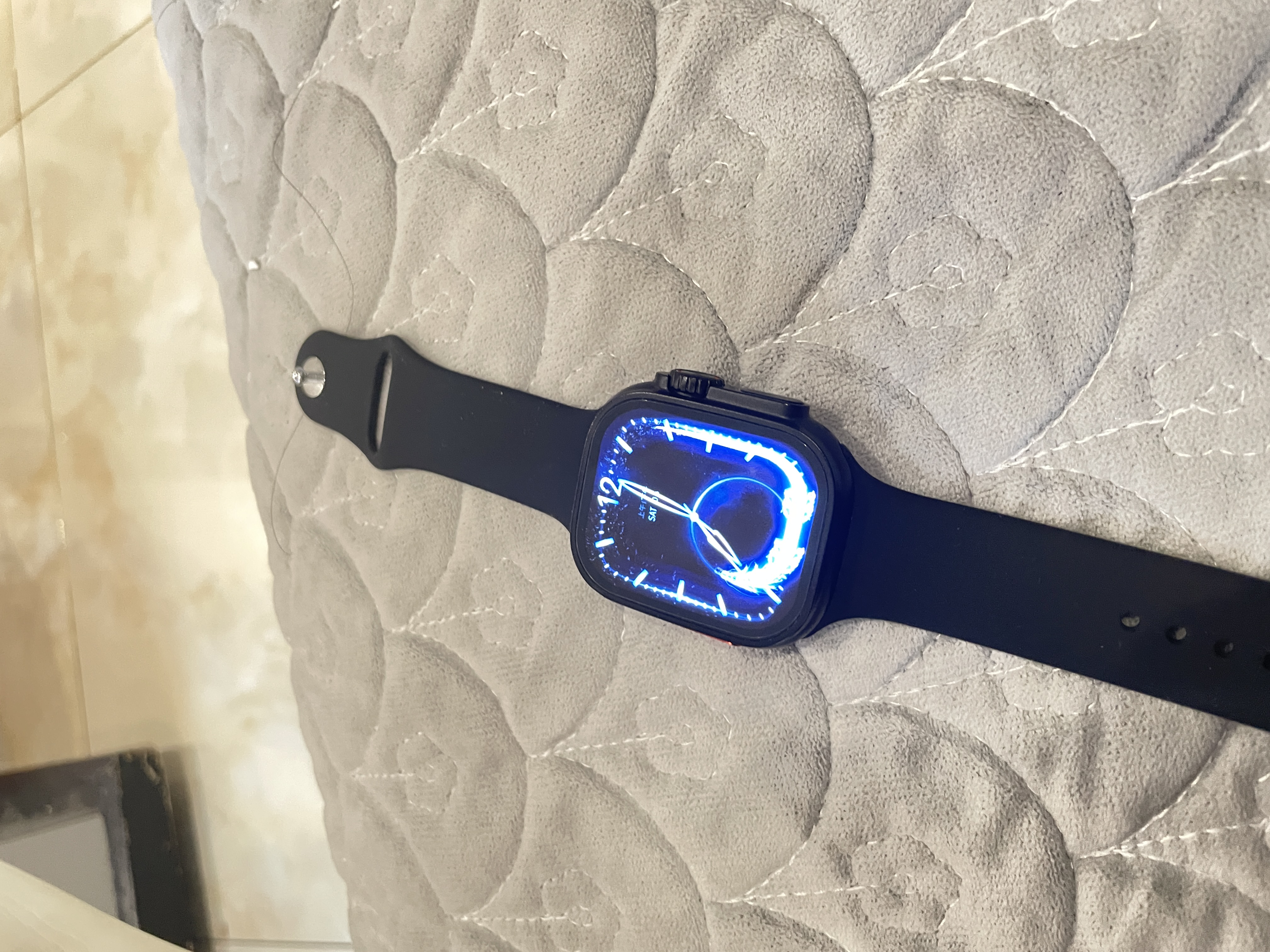 索爱T7 Ultra黑色智能电话手表GPS可插5G卡全网通初高中学生旋转摄像拍照防水NFC心率血氧成人男女礼物 实拍图
