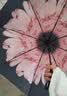 C'mon 防晒太阳伞三折晴雨伞遮阳伞女防紫外线upf50+ 胭脂粉三折伞 实拍图