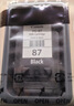 佳能（Canon）PG-87 黑色墨盒(适用E568黑·大印量套装/E568白/E568/E568R) 实拍图
