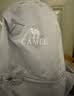 骆驼（CAMEL）轻便双肩背包男纯色折叠包户外休闲旅行登山包女 133DB02006 浅灰 实拍图