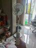 美的（Midea）【飓风节能】七叶柔风立式电风扇/家用轻音落地扇/台式小型风扇/大风力遥控定时摇头风扇 SAH35BSJ 实拍图