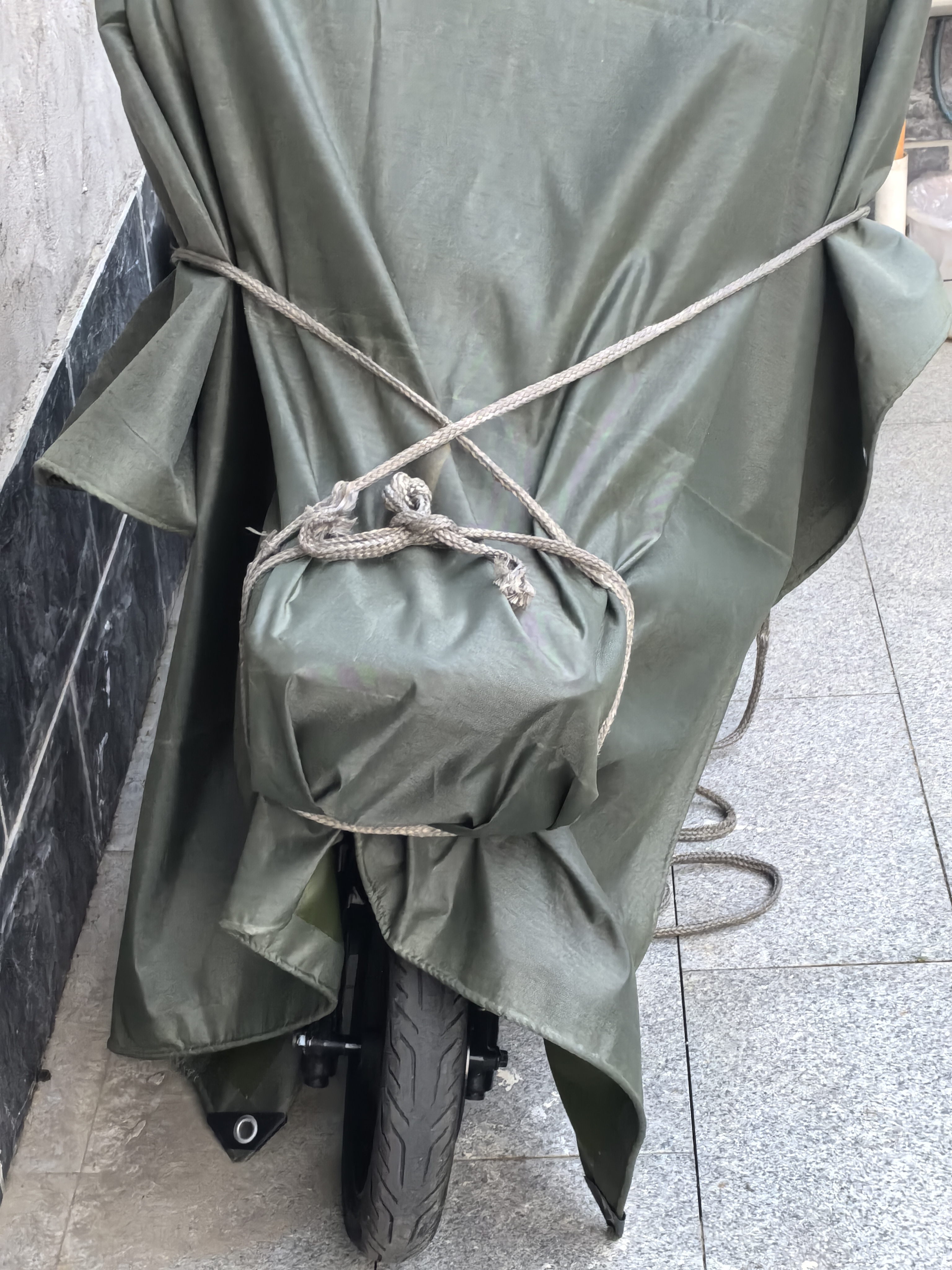 源兴（YUANXING）帆布货车篷布加厚防水布防雨布户外遮阳布苫布防晒遮雨蓬布工程布 2米*3米 实拍图