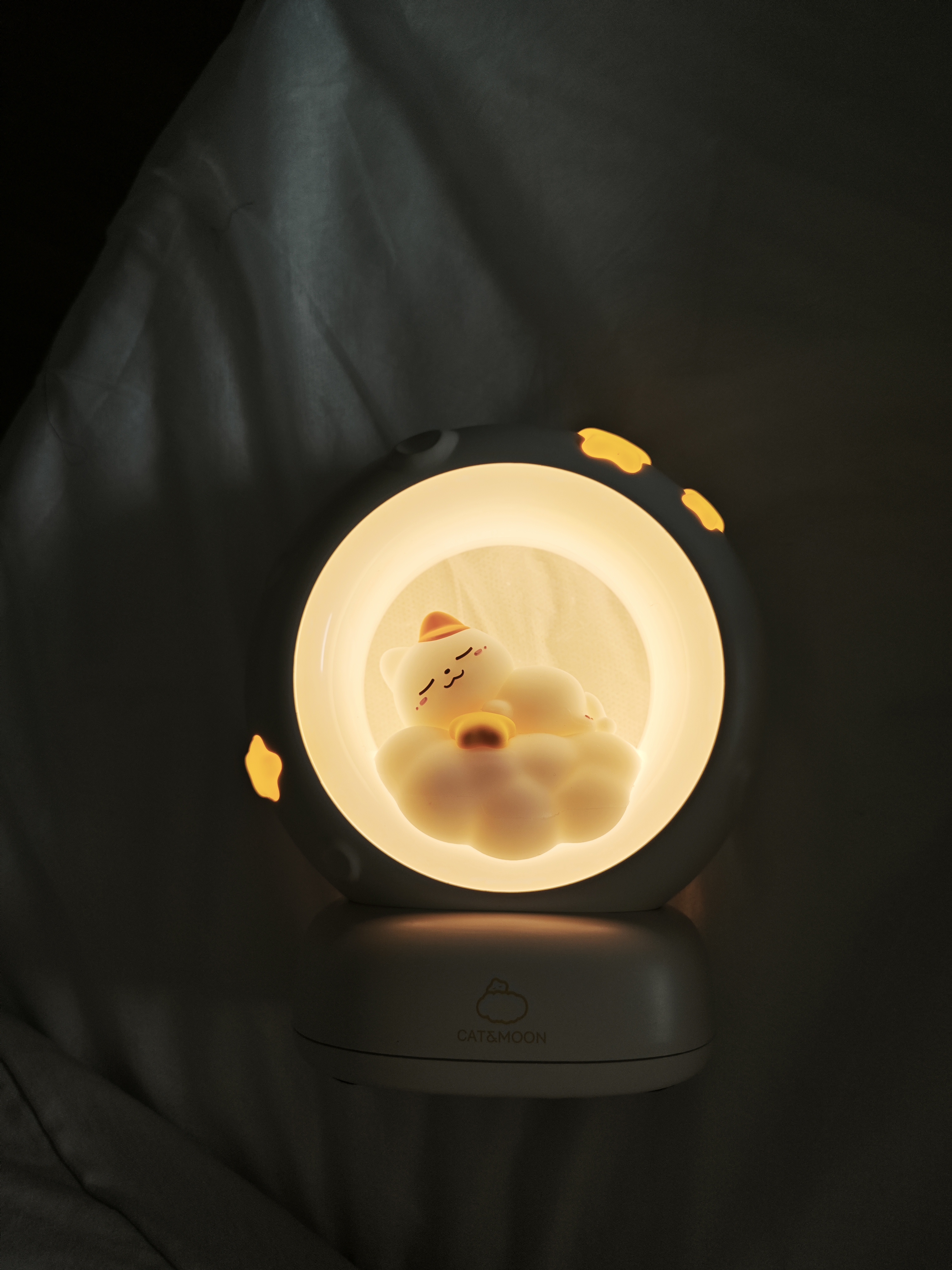 夕风小夜灯卧室睡眠灯台灯床头灯生日礼物送女生小女孩儿童护眼高颜值 实拍图