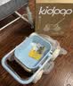 kidpop宝宝学步车可调速婴儿多功能手推车防侧翻助步车周岁礼物  雪库蓝 实拍图