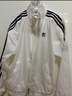 adidas复古风休闲梭织立领夹克外套男女秋季阿迪达斯官方三叶草   亮白   S 实拍图