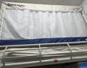 许愿家宿舍床帘大学生上下铺全遮光床帘蚊帐一体式全封闭全包围宿舍寝室 米蓝拼色-无涂层丨遮光MAX丨宽高可伸缩 190cm*90cm 高70-110cm丨三门上下铺通用【五面全遮光】 实拍图