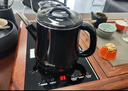 美的（Midea）煮茶器 全自动手柄上水电热水壶304不锈钢茶台一体0.7L电茶炉电水壶烧水壶电茶盘C12 实拍图
