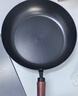 阎铁匠章丘平底锅煎锅无涂层家用铁锅烤肉煎锅牛排锅煎蛋锅老式熟铁24cm 实拍图