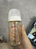 贝亲（Pigeon）PPSU宽口径防胀气奶瓶240ml M号奶嘴 3个月+ AA191 实拍图
