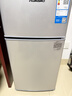 华宝小冰箱迷你小型家用冷藏冷冻两用一级能效出租房宿舍用办公室节能省电双门电冰箱 【一级能效】76L银色【全国联保】 实拍图