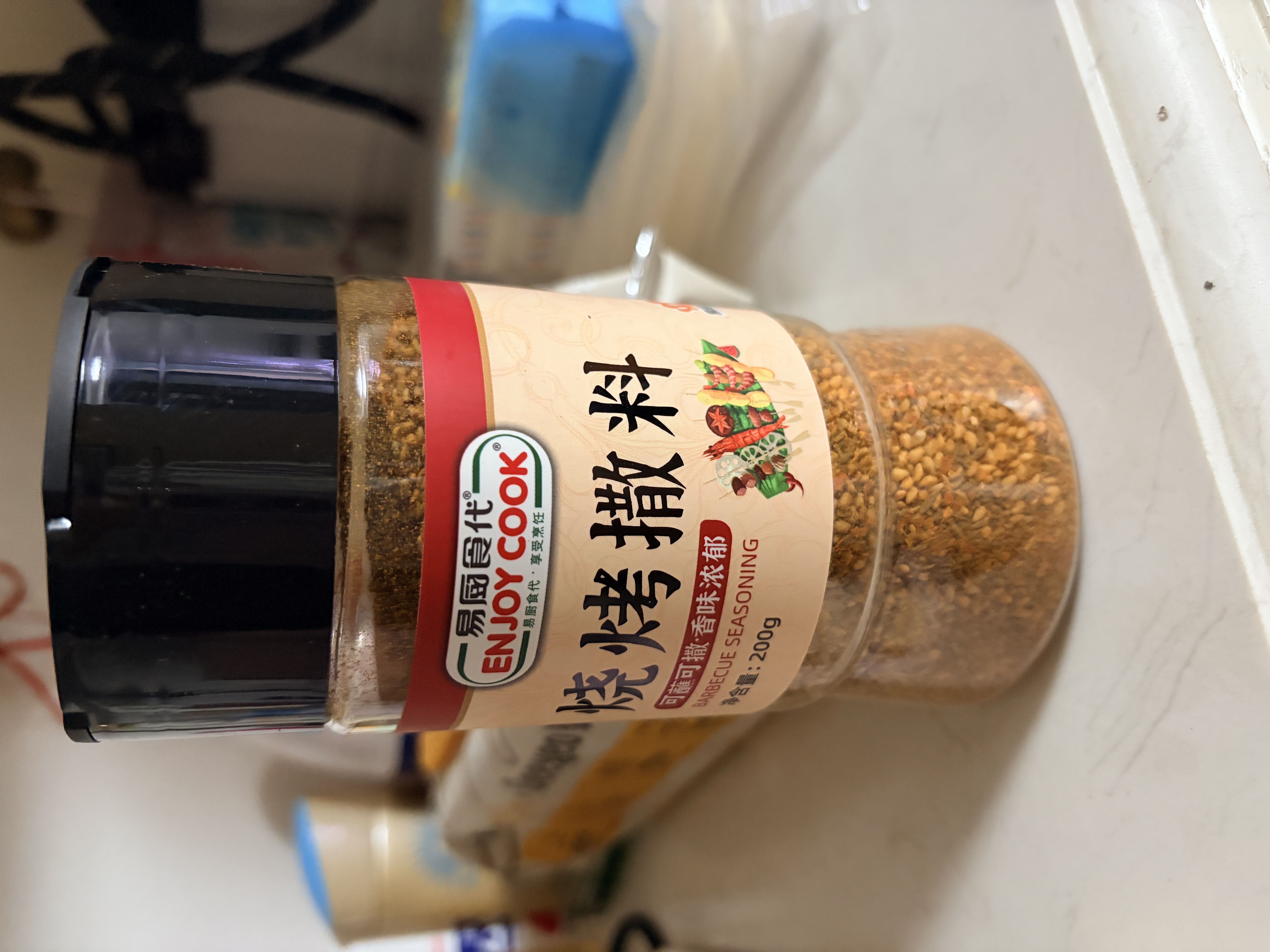 易厨食代烧烤撒料200g 新疆风味烧烤调味熟辣椒面白芝麻孜然粉烤串烤肉料 实拍图