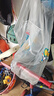京东京造 儿童雨衣学生背包男女大童卡通加长全身小孩TPU柔软雨披 L码 实拍图