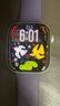 Apple/苹果 Watch S11 智能手表GPS款46毫米银色铝金属表壳雾紫色运动型表带M/L MEVX4CH/B 实拍图