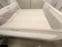 丸丫K2婴儿床围栏宝宝防摔床护栏床边档板免打钉三面简灰1.8+2+2+床单 实拍图