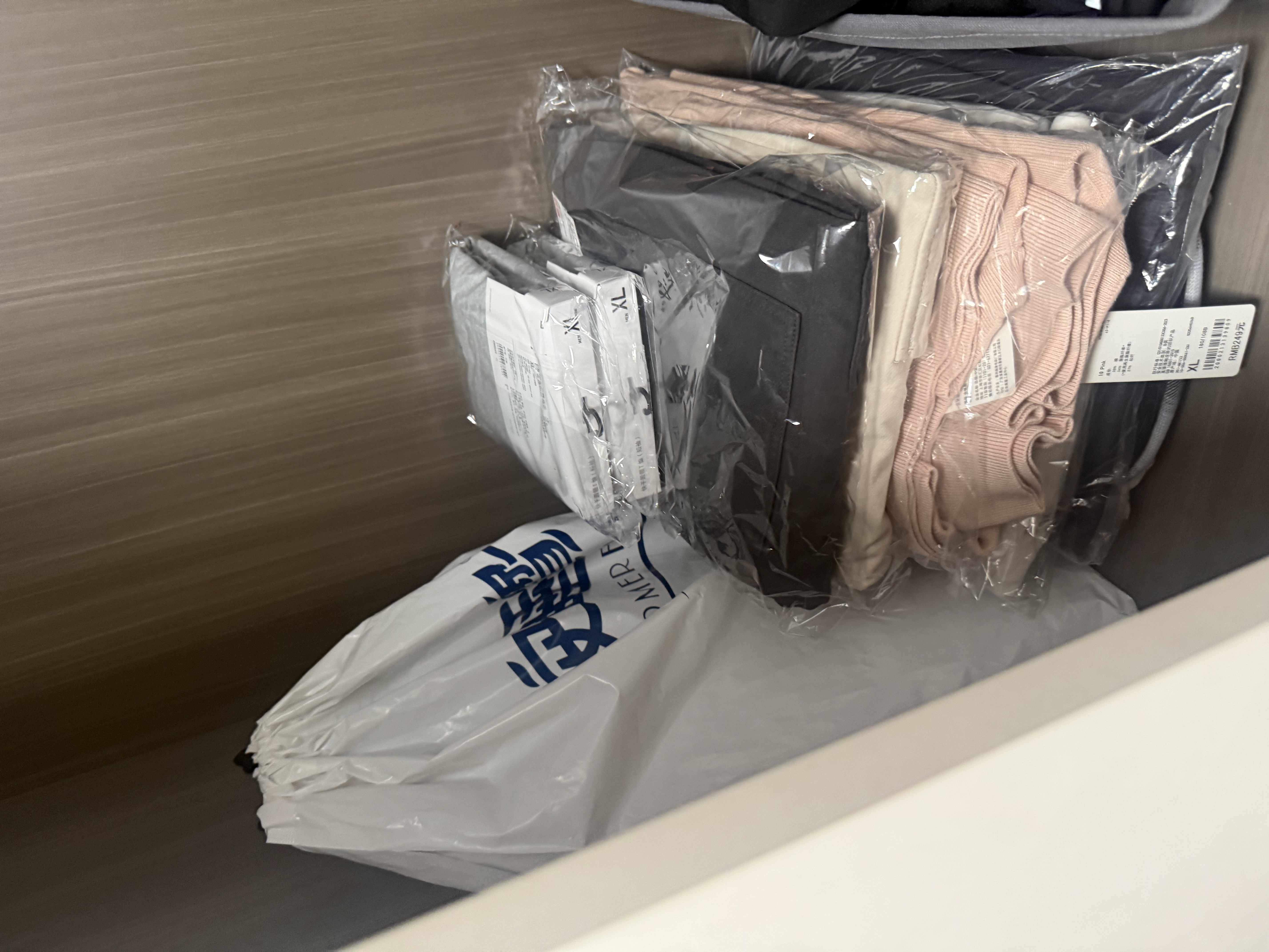 优衣库法兰绒格子衬衫/长袖男女装衬衣薄外套481225 481225/30浅米色 XL 实拍图