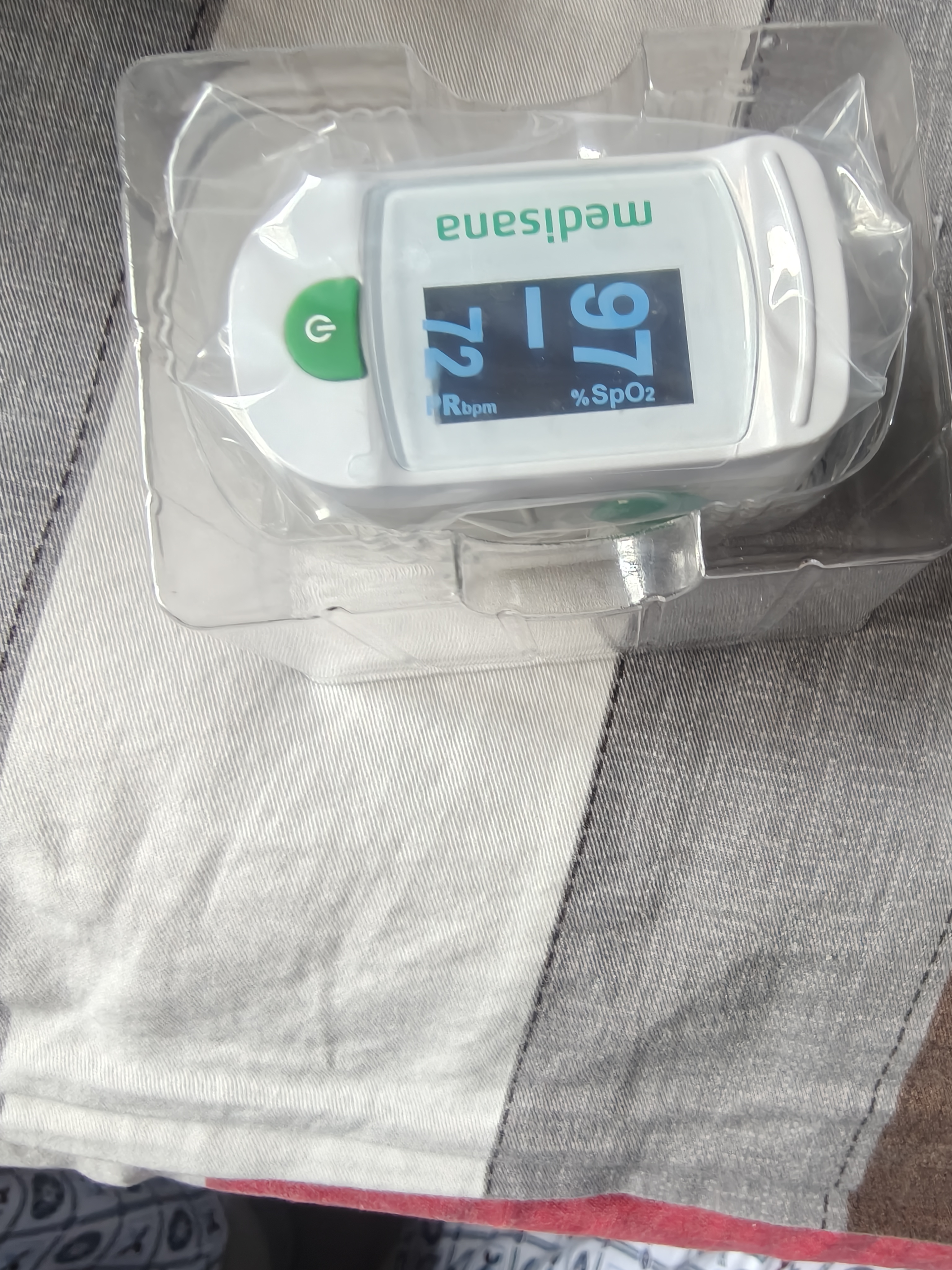 MEDISANA德国血氧仪医用指夹式监测心率血氧饱和度指尖手指脉氧检测仪送礼 实拍图
