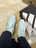 adidas「T头鞋」BARREDA板鞋德训鞋男女阿迪达斯轻运动 薄荷绿/汉玉白/树脂黄   38.5 实拍图