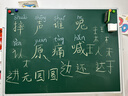 得力120*90cm白板写字板 白板+绿板支架式办公会议室双面移动画板白绿板儿童学习移动小黑板家用教学 实拍图