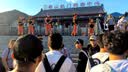 特步速干运动套装女夏季短袖短t短裤五分裤体考体测跑步服羽毛球服 实拍图