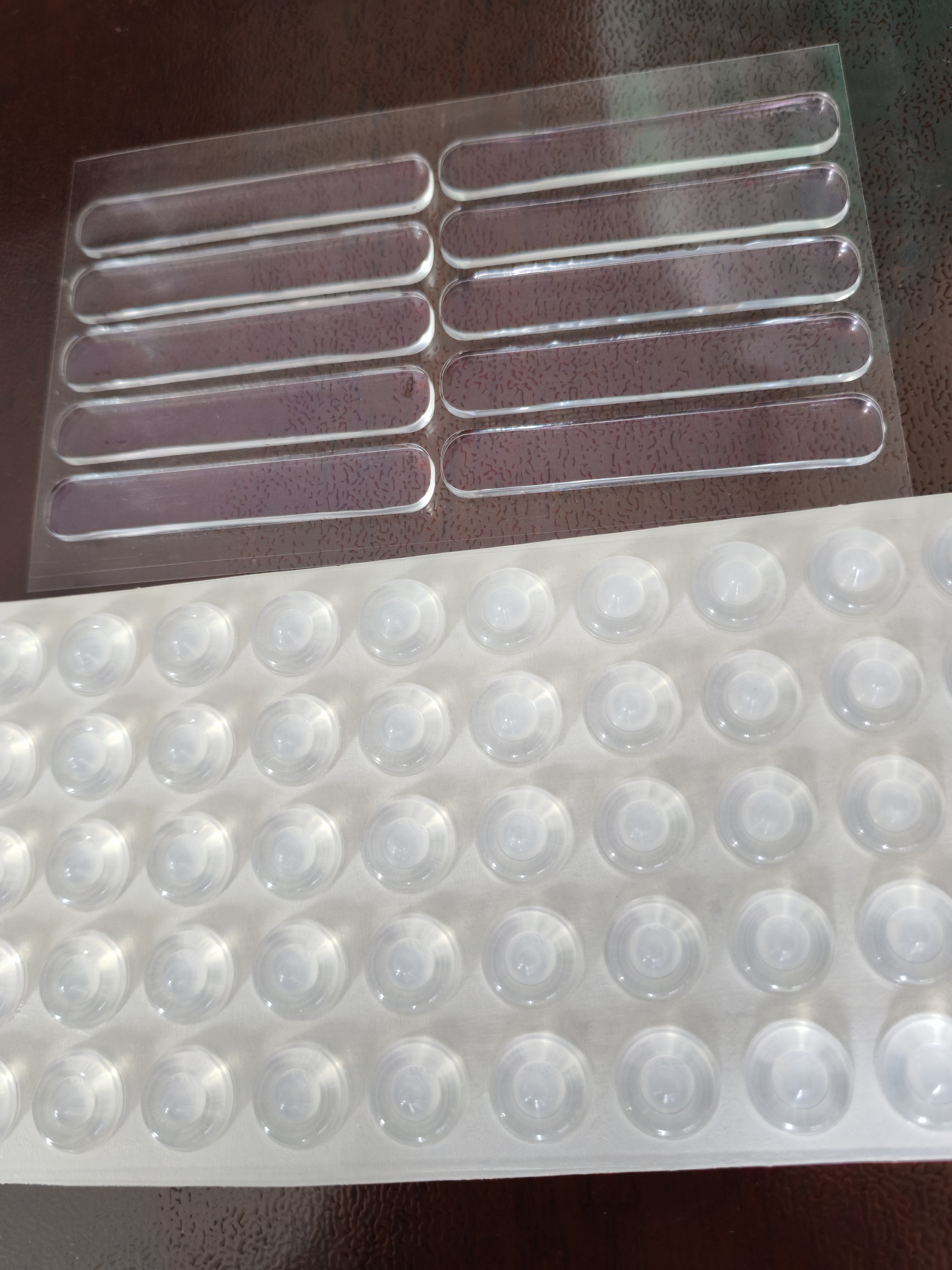 纽备丽提硅胶防撞贴PU防撞条门把手防撞神器冰箱门后防碰撞透明颗粒组合装 实拍图
