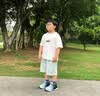 里奇.乔丹   RICKY JORDAN男鞋旋转纽扣网透气运动鞋男童春秋季2026青少年初中生减震跑步鞋 浅蓝+网面透气 43  内长265 实拍图
