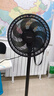 美的（Midea）【超级单品】七叶轻音立式电风扇家用柔风落地扇台式桌面小型风扇大风量节能摇头宿舍电扇 SAF30AB 实拍图