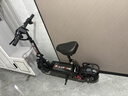 建设电动滑板车成人可折叠两轮小型便携代驾折叠滑板车迷你踏板车锂电池学生代步车 48V豪华版-1500W-80公里-带座 实拍图