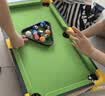 亚之杰玩具儿童台球桌家用桌上足球世界杯木质飞行棋五子棋桌游四合一礼盒 实拍图