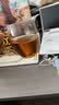 高茗日式公道杯玻璃茶具分茶器带茶漏一体泡茶杯高端公杯茶海茶漏套装 金色把公杯+茶漏400ml 实拍图