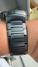 BHO【热销100万+】适用华为watch5表带钛金属钛空银按压式工字watch5手表表带钛合金46mm男十周年夏季 【顶配真工字按压款】苍穹黑-弧形专用 适用：华为手表Watch5（46mm表盘） 实拍图