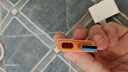 雷克沙（Lexar）USB3.1高速二合一读卡器 华为NM卡读卡器 NM卡/TF卡 多功能 Type-C 随配卡针 轻松互传 实拍图