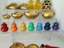 铜师傅《七彩葫芦》工位摆件 家居装饰工艺品挂件 七彩葫芦一套 实拍图