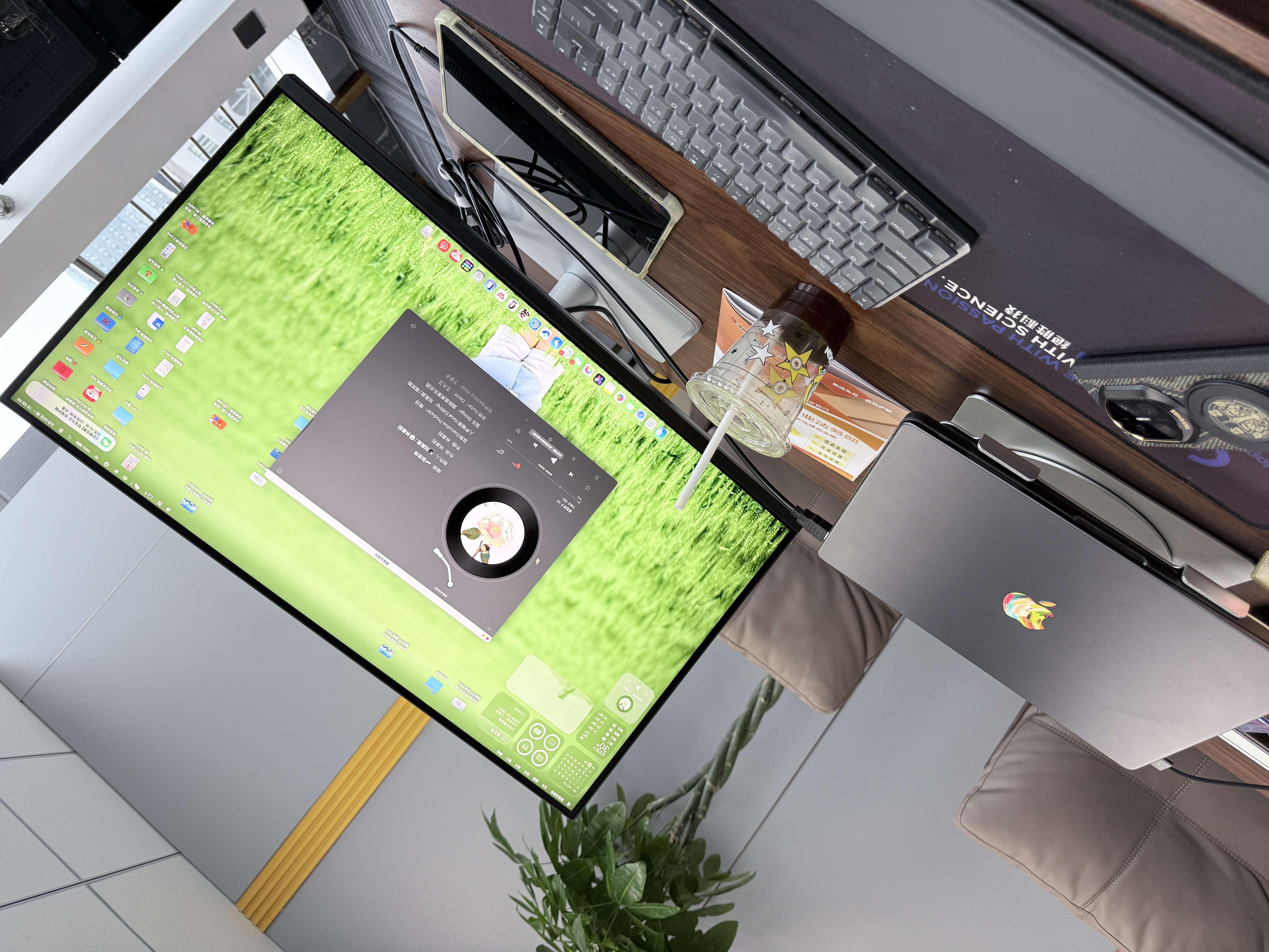 明基（BenQ）MA320U 31.5英寸4K苹果色 HDR600护眼莱茵认证 97%P3色域 mac外接显示器 实拍图