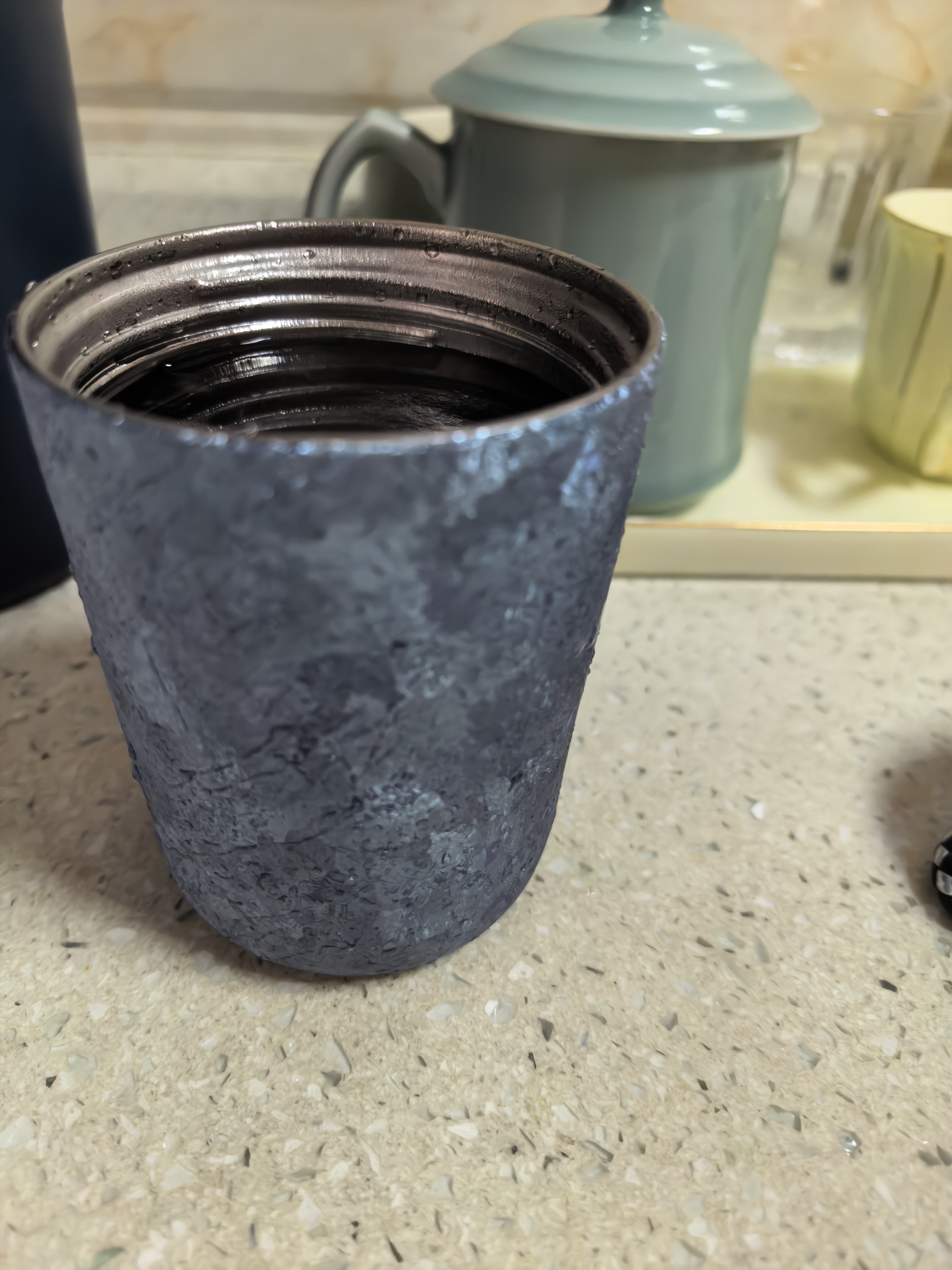 霸王茶姬（CHAGEE）纯钛杯保温杯0涂层咖啡杯户外双层隔热泡茶水杯子毕业礼物送老师 实拍图