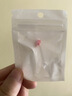 巨美巨好看桃红扎染玫瑰花耳钉女精致高级感小众塑料针百搭耳环 桃红色扎染玫瑰花耳钉 一只装 实拍图