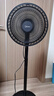 美的（Midea）【超级单品】七叶轻音立式电风扇家用柔风落地扇台式桌面小型风扇大风量节能摇头宿舍电扇 SAF30AB 实拍图