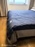 海澜之家（HLA）纯棉四件套床上用品全棉床单枕套被套220*240cm 1.8/2米床 藏青 实拍图