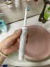 欧乐B（Oral-B）电动牙刷 成人小圆头声波旋转震动充电式情侣款软毛牙刷 节日礼物 D100清纯白-下单赠4支适配刷头 实拍图