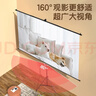 得力（deli）84英寸16:9白软编简易悬挂支架投影幕 投影幕布 适配坚果极米当贝小米投影机MS312 实拍图