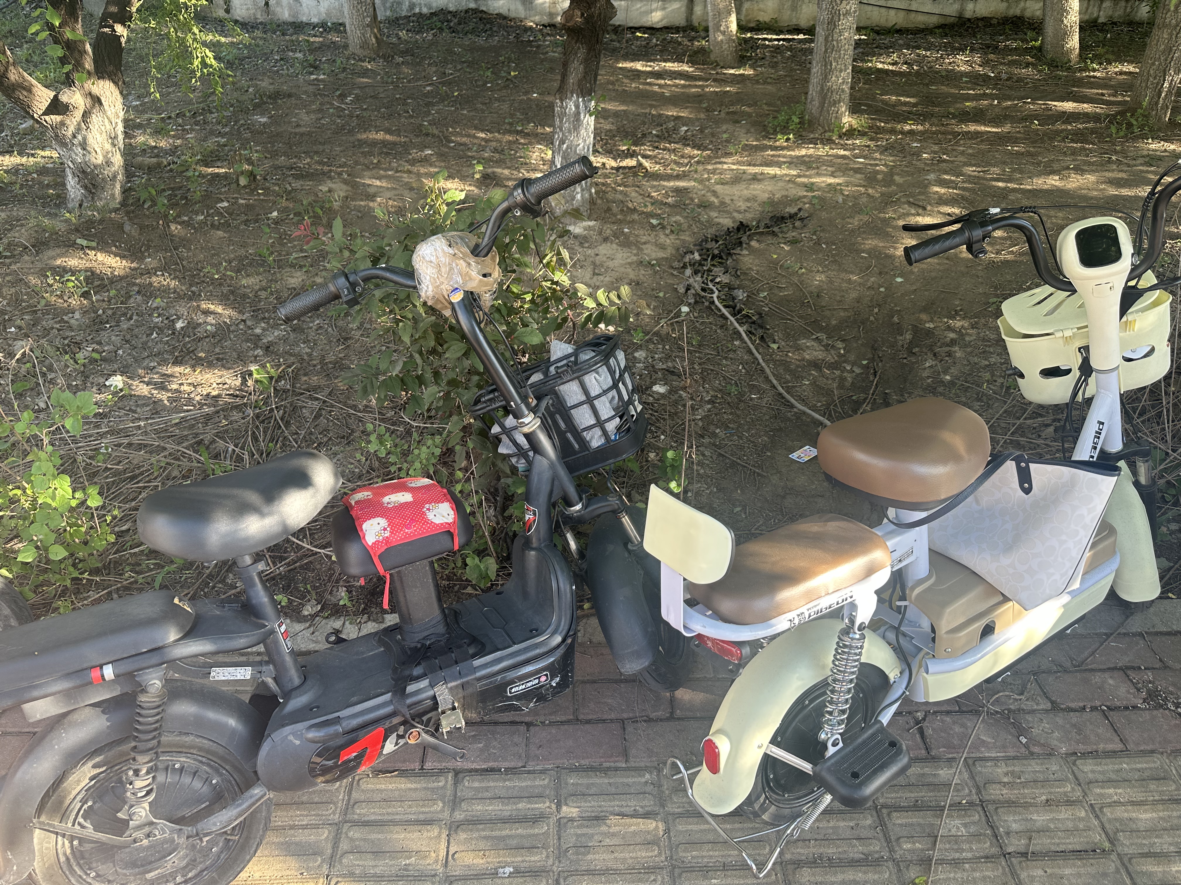 飞鸽电动车新款女生小型轻便新国标电动自行车成人代步通勤续航电单车两轮电瓶车 奶油白【全国联保/智能快充/终身保障】 【铅酸】14A载能-续航约40公里+可提充电 实拍图