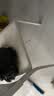 宜家（IKEA）帝奥多斯可堆叠白色餐桌椅凳子家用靠背现代简约塑料 白色 实拍图