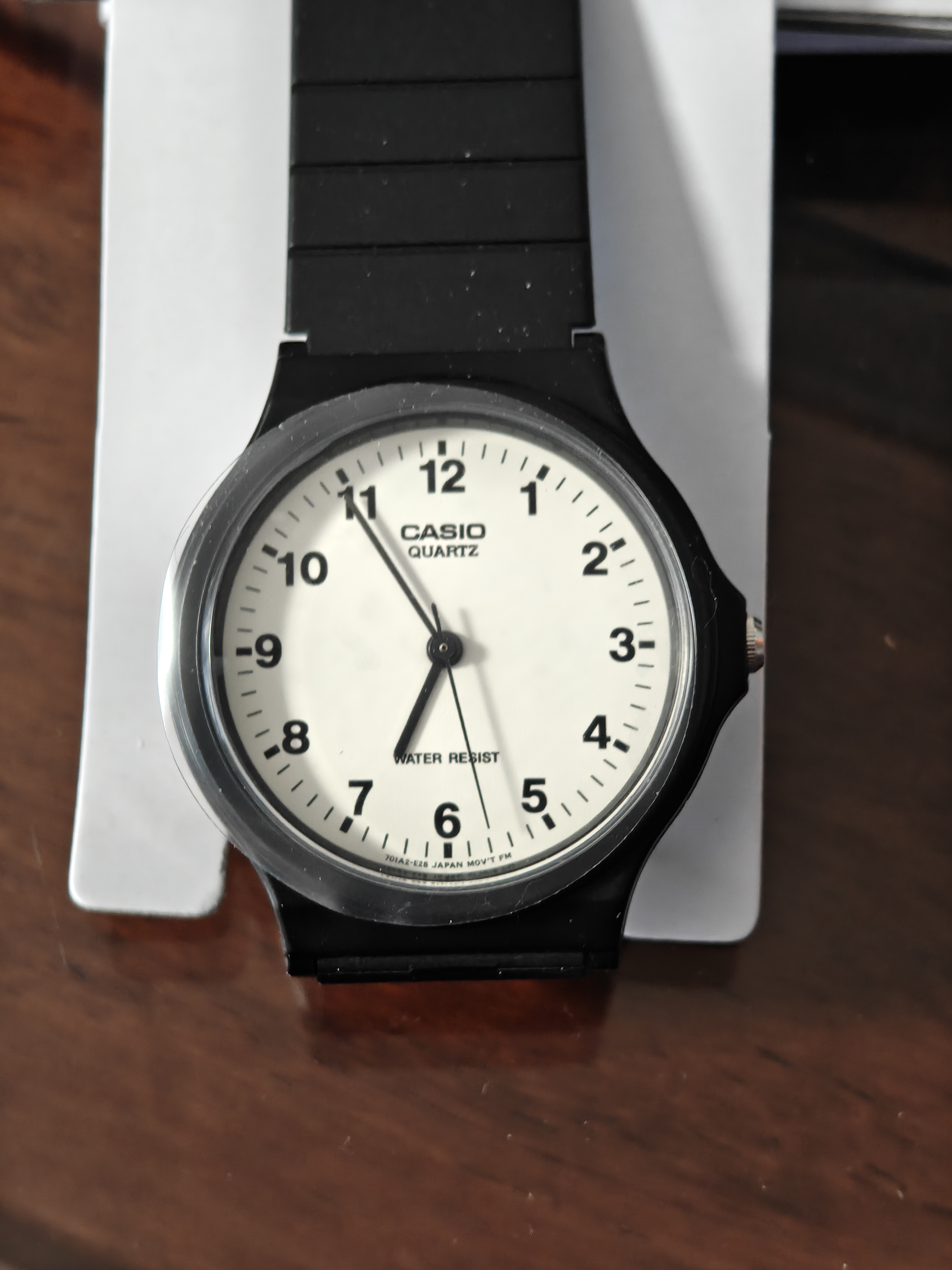 卡西欧（CASIO）指针系列简约百搭石英考试专用学生表男女手表 MQ-24-7B 实拍图