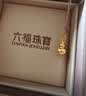 六福珠宝 黄金吊坠光面葫芦立体足金挂坠不含项链 计价 约1.27克 实拍图